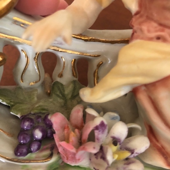 Hollywood Regency 1950s Japan Rococo Figural Candle Holders for Tapers - Picture 5 of 9